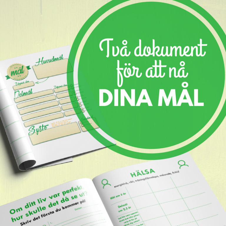 2 dokument för att hjälpa dig att nå dina mål