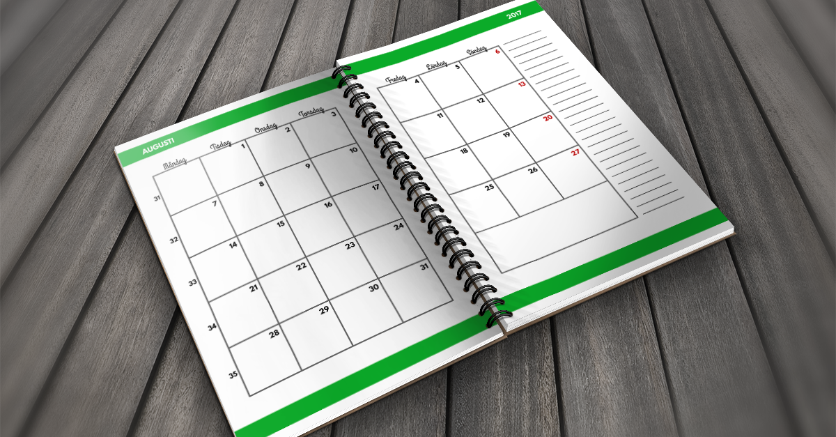 Strukturkalendern kan hjälpa dig att ta tillbaka kontrollen över din tid och få ordning på alla uppgifter.