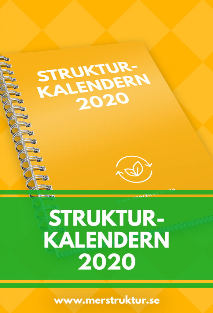 Nu kan du förhandsbeställa Strukturkalendern 2020!